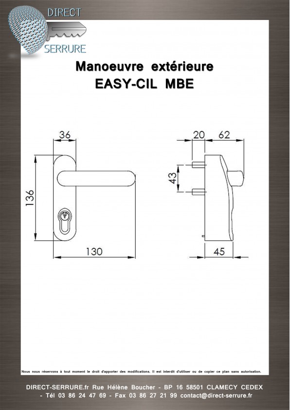 EASY-CIL MBE plan technique