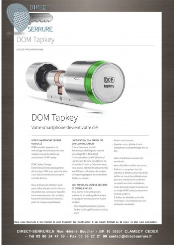 Cylindre connecté TapKey - Plan Technique 2